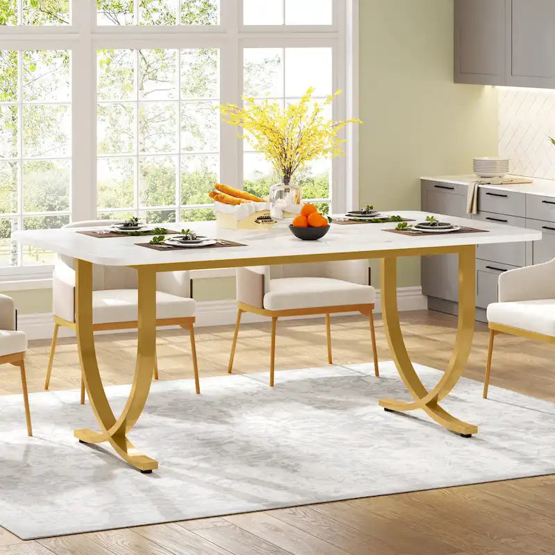 160 cm rectangular dining table