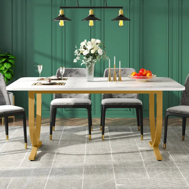 160 cm rectangular dining table