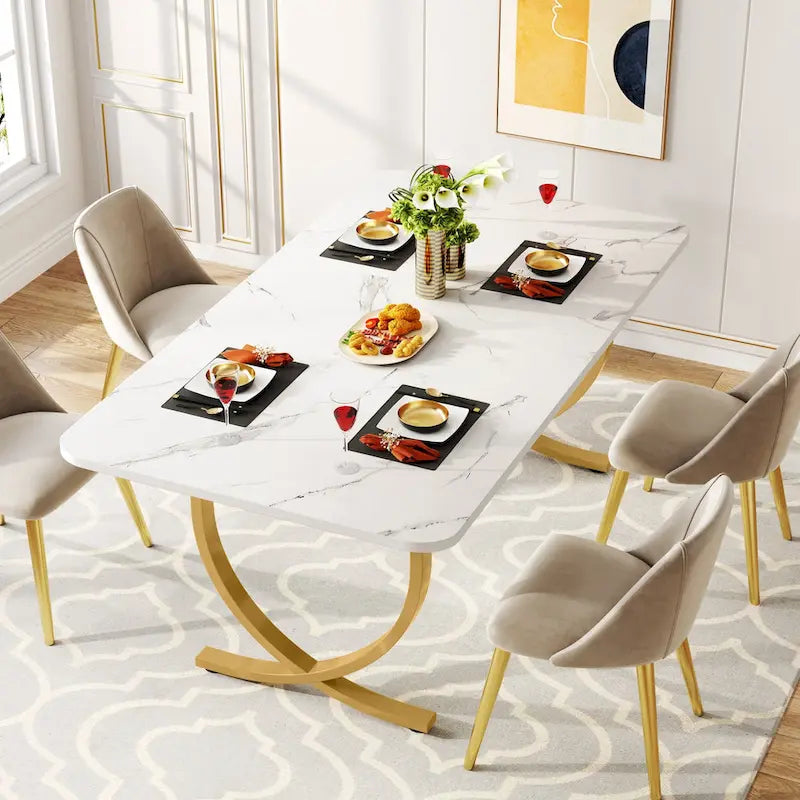 160 cm rectangular dining table
