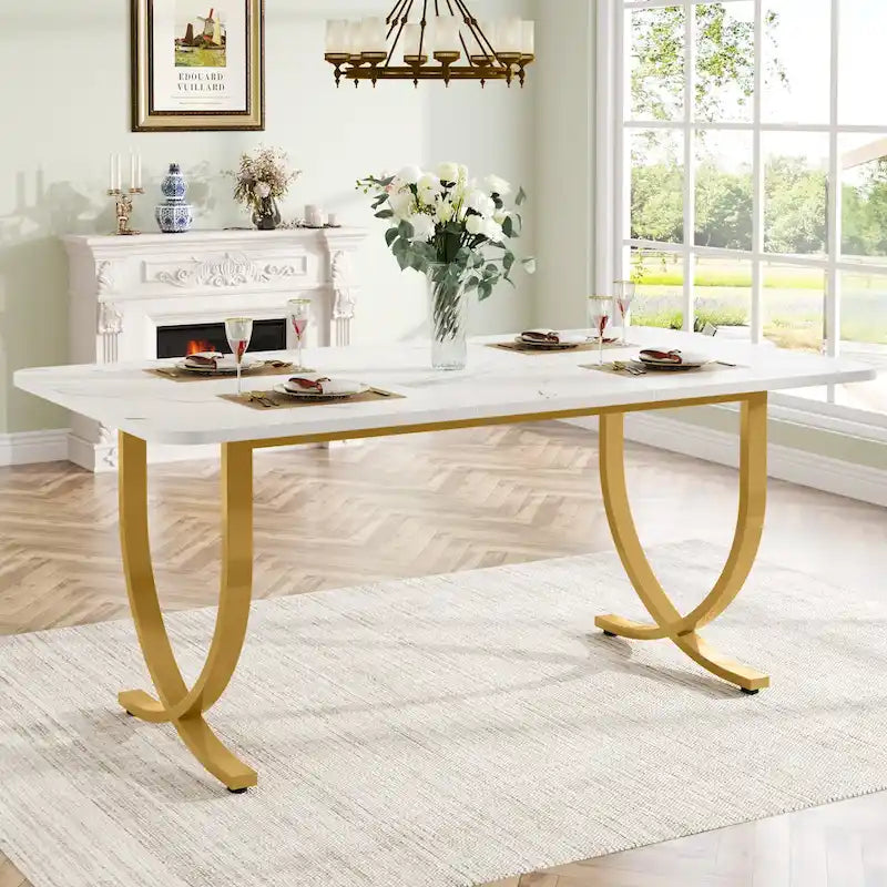 160 cm rectangular dining table
