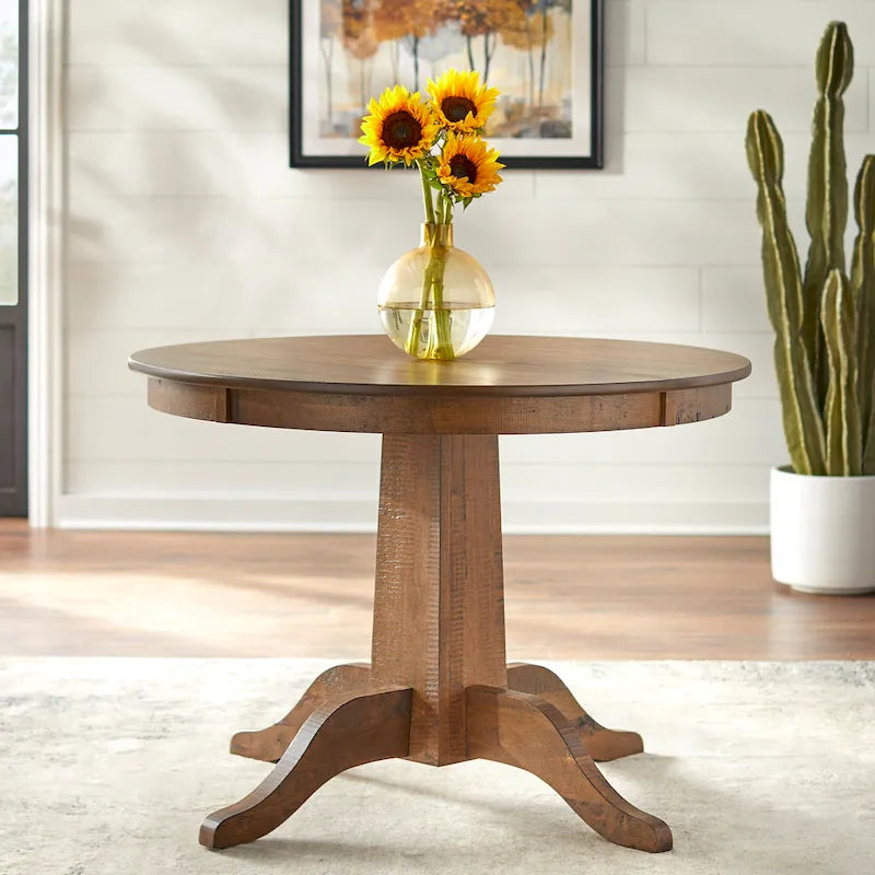 Round dining table