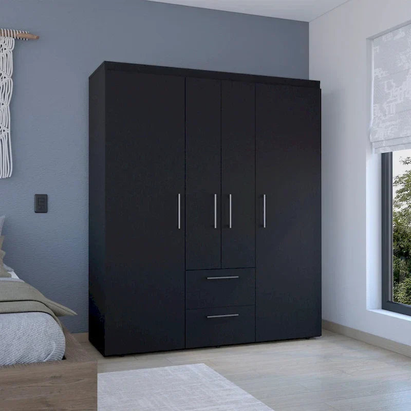Modern four-door cabinet