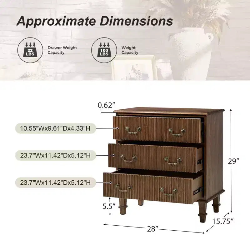 Nightstand with a pull-out tray featuring a built-in charging station