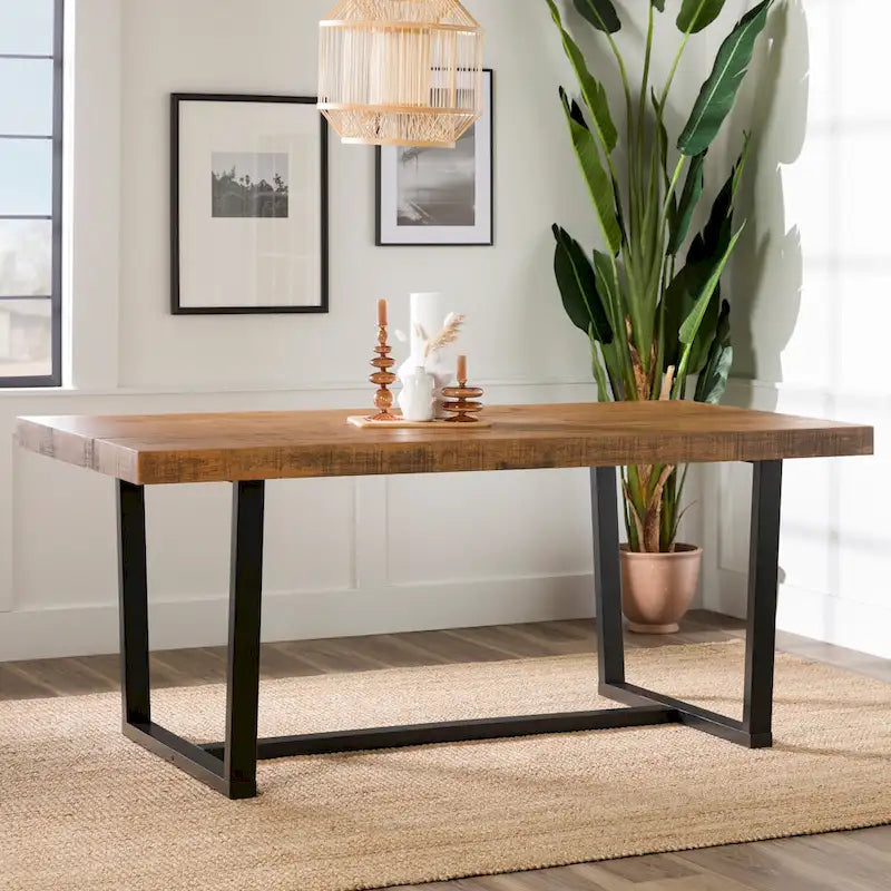 Solid pine dining table