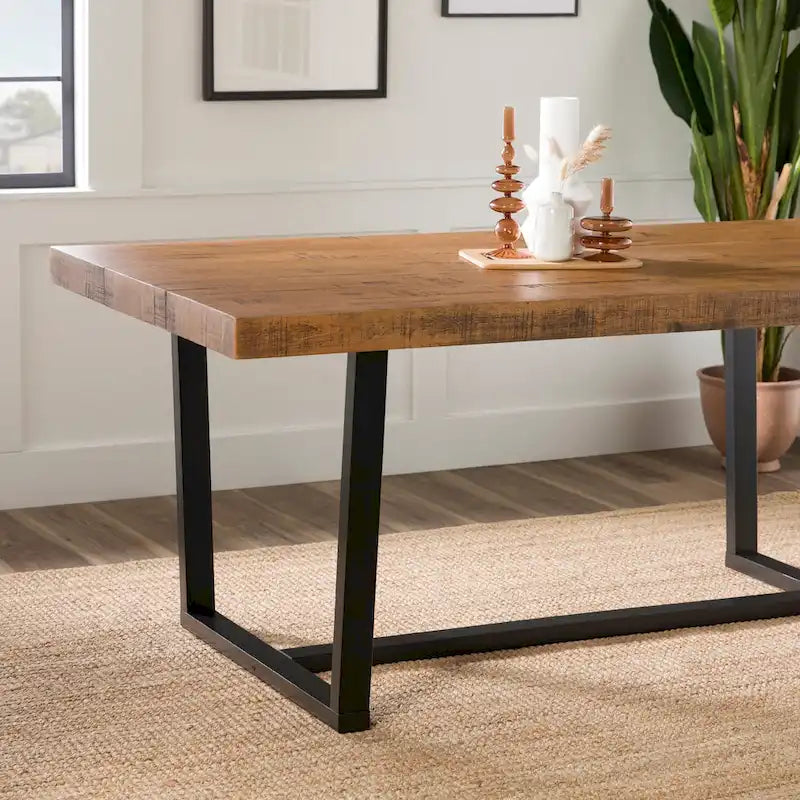 Solid pine dining table