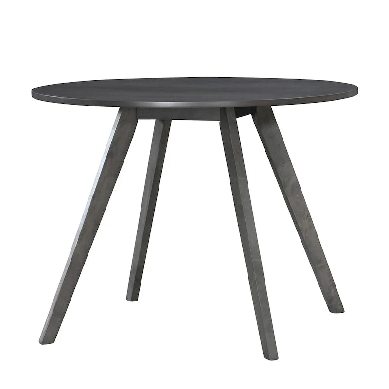 Solid wood round dining table