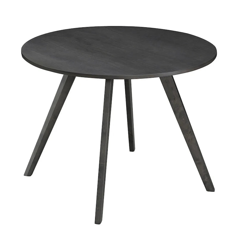 Solid wood round dining table