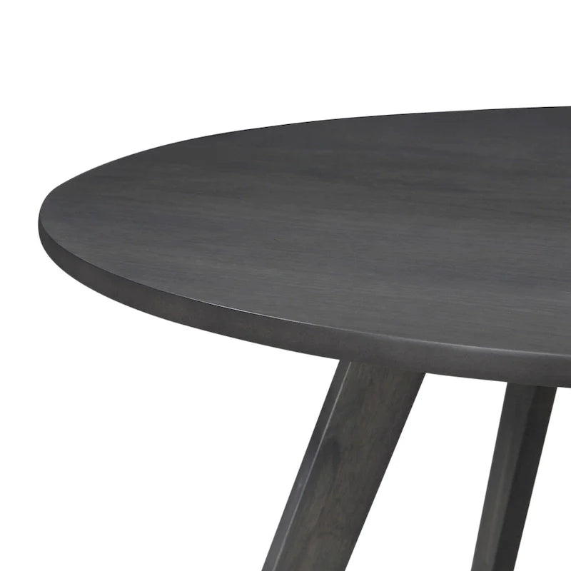 Solid wood round dining table
