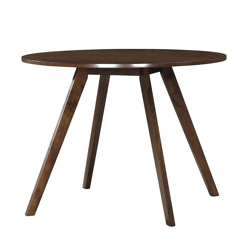 Solid wood round dining table