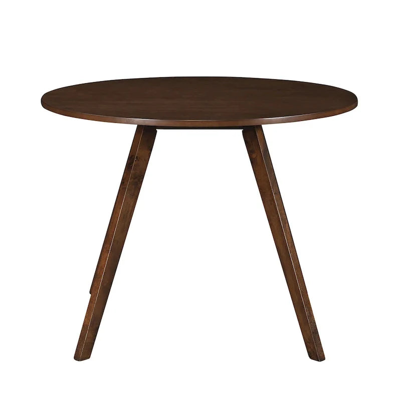Solid wood round dining table