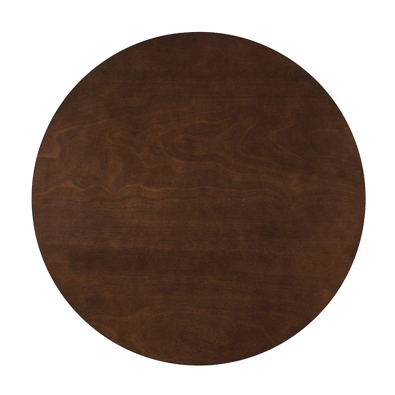 Solid wood round dining table