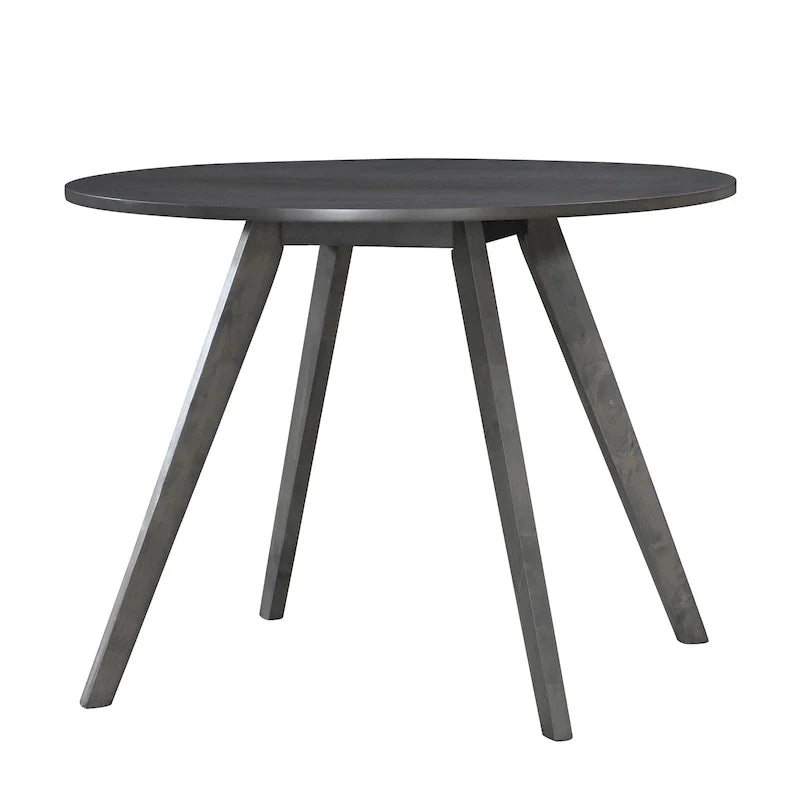 Solid wood round dining table