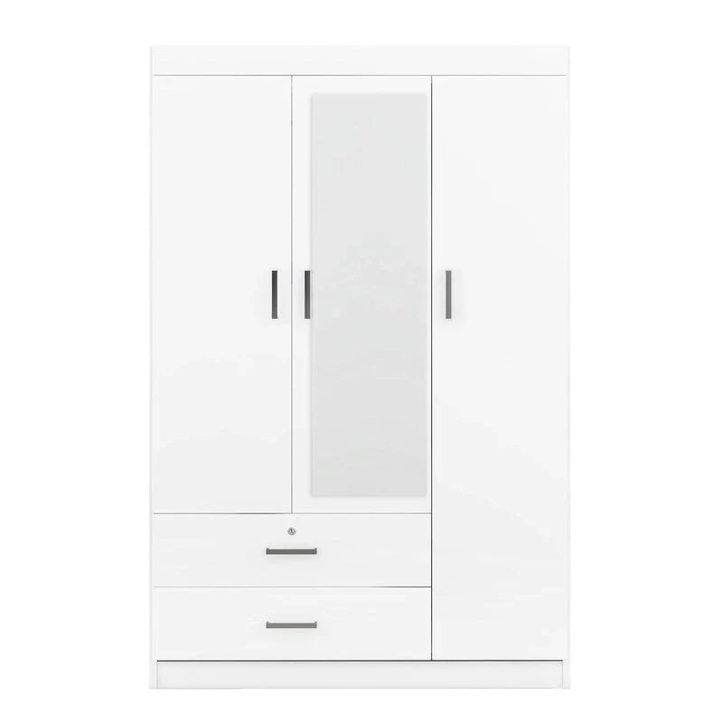Three-door wardrobe