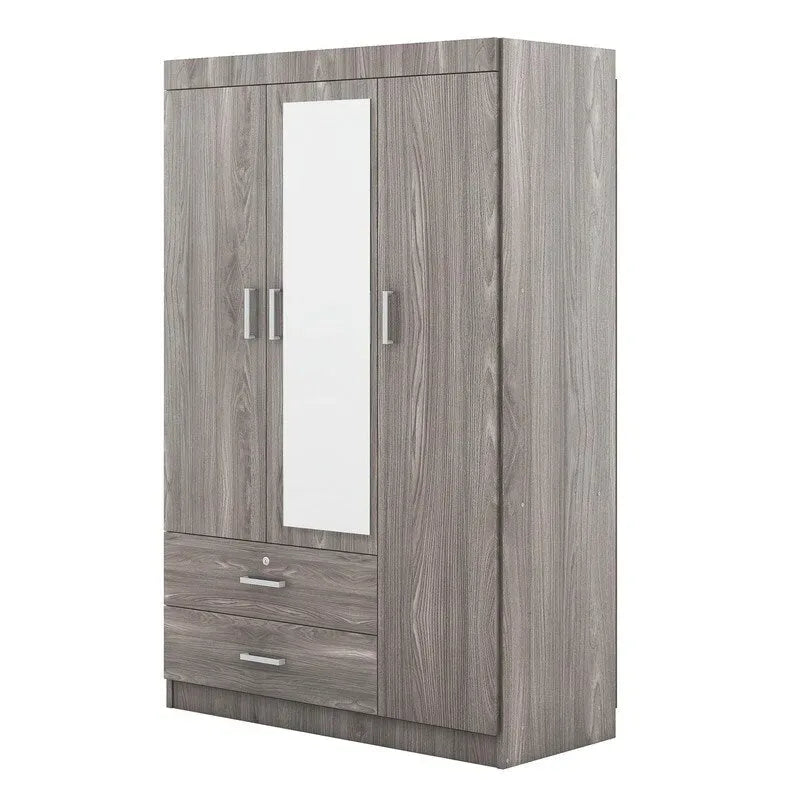 Three-door wardrobe