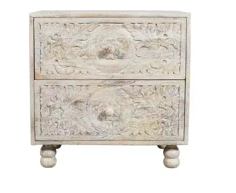 Two-drawer nightstand