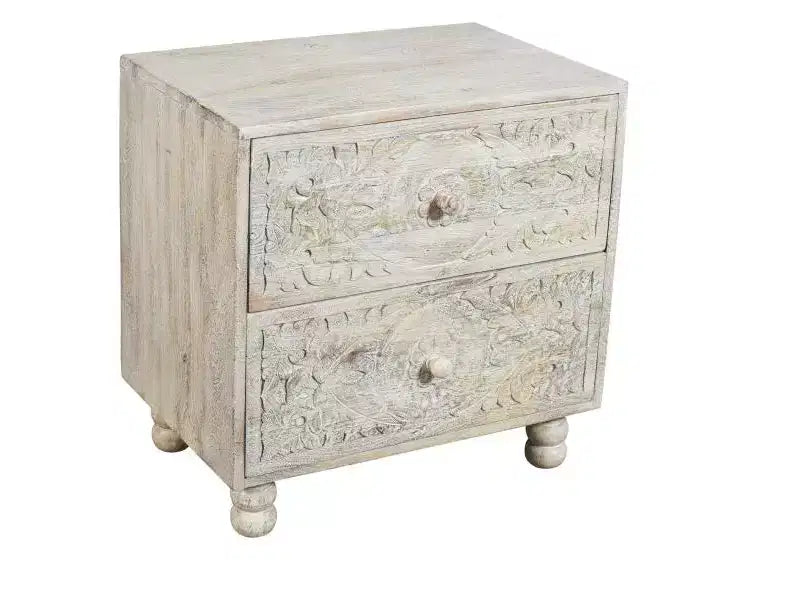 Two-drawer nightstand