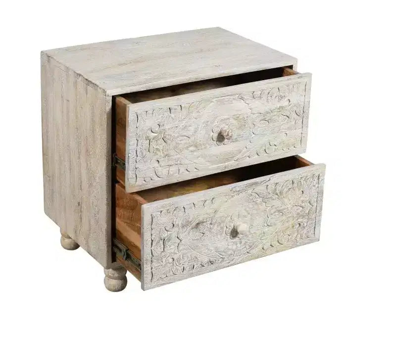 Two-drawer nightstand